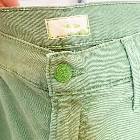 MOTHER The Dropout A walk in the park Poison Ivy Green Jeans Pants Women’s Sz 24 - Picture 8 of 12
